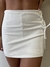 Shorts saia Canelado Lateral Branco Ref: 161