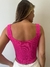 CROPPED CORSET TRICO PINK - REF: 0091 na internet