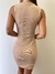 Vestido Mi Gola Alta - Nude Ref: 1130 - Lolita Store