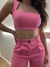 Cropped Alfaiataria Basic Pink Ref: 783 - loja online