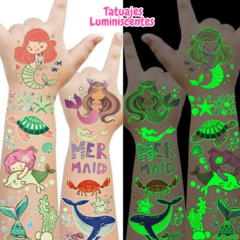 Set Luminiscente esmalte + tatuaje - Color App