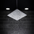 Contemporary Chuveiro quadrado de teto Katalyst 254 mm | Níquel Escovado - comprar online