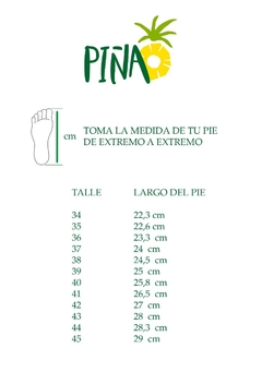 Alpargata Marambio - Piña - Estudio Nube