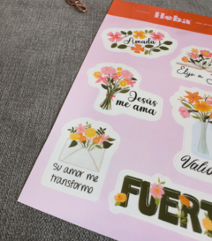 Plancha de Stickers transparente - comprar online