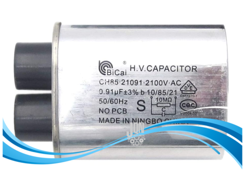 Capacitor Para Microondas 0.90uf 2100vac