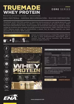 Combo Whey Protein True Made 5lb + Creatina 300gr - Ena Sport - OFF SUPLEMENTOS MICROCENTRO