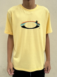 CAMISETA OAKLEY ELLIPSE SUNSET YELLOW VINTAGE - comprar online