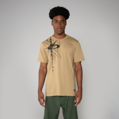 CAMISETA OAKLEY ICONIC STRETCH LOGO TEE KHAKI