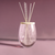 Difusor de Vidrio Bombé Rosa Traslúcido + Varillas de Bamboo (460 CC.) - comprar online
