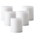 Set x 4 Velas 8 x 5,6 cm. (Blancas)