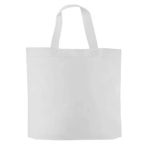 Bolsa Friselina 40 x 40 x 10 cm. (Blanca)