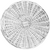 Individual o Plato de Sitio Blanco Mate Grande (35 cm. diam.)