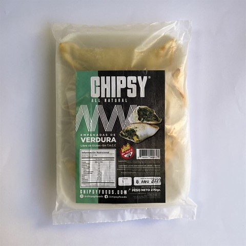 Empanadas de Verduras Sin TACC x 3 un. 270 gs. - Chipsy Food