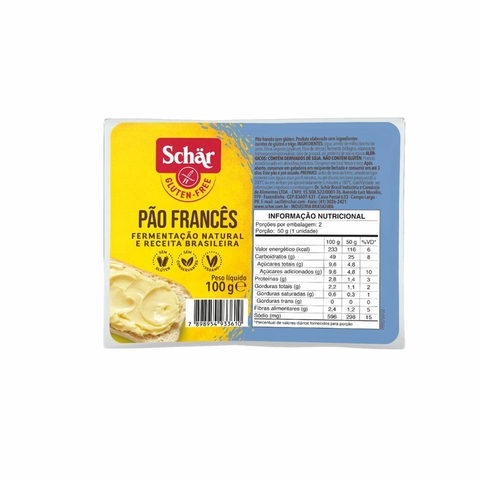 Pan Frances Sin Tacc 100 gs. - Schar