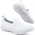 Kit Tenis Feminino Slip On Esportivo Caminhada Academia Branco Sapatore e Relógio LED - comprar online