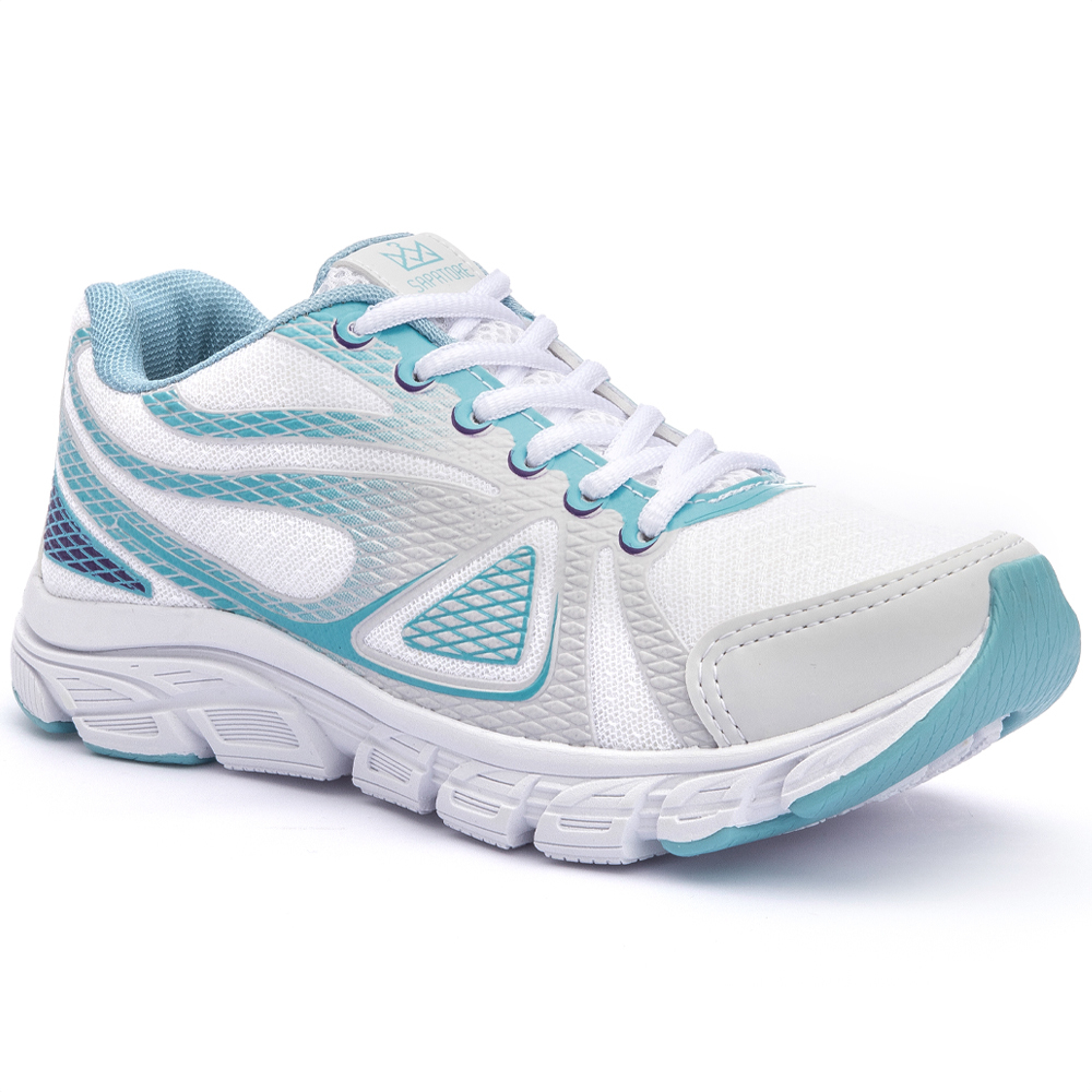 Tenis Feminino De Amarrar Esportivo Caminhada Academia