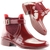 Galocha Feminina Para Chuva Casual Cano Curto Impermeável Vermelho Sapatore - comprar online
