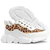 Tenis Feminino Sneaker Chunky Dad Plataforma Animal Print Branco Sapatore