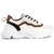 Tenis Feminino Sneaker Chunky Dad Plataforma Animal Print Branco Sapatore - Sapatore