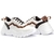Tenis Feminino Sneaker Chunky Dad Plataforma Animal Print Branco Sapatore - loja online