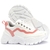 Tenis Feminino Sneaker Chunky Dad Plataforma Confortável Branco+Salmão Sapatore - comprar online