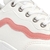 Imagem do Tenis Feminino Sneaker Chunky Dad Plataforma Confortável Branco+Salmão Sapatore