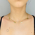 Choker borboleta diamantadas dourada ref 2153 - comprar online