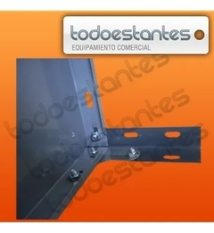 Estanterías Metálicas 90x30x2mts Para 80kg Reforzadas! - comprar online