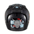 CAPACETE SKY TWO SOLDIER PRETO FOSCO TRANSF VERMELHO - comprar online