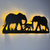 Cuadro led Elephants - comprar online