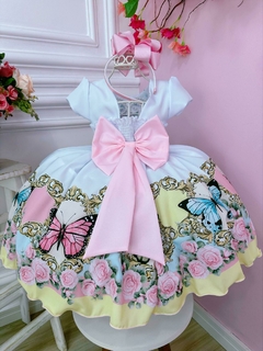 Vestido Infantil Jardim das Borboletas Encantado Princesas na internet