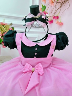 Vestido Infantil Rosa Mundo Bita Festa - comprar online
