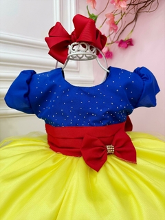 Vestido Infantil Princesa Branca de Neve - comprar online