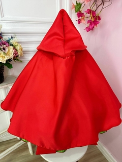 Vestido Infantil Chapeuzinho Vermelho Com Capuz na internet