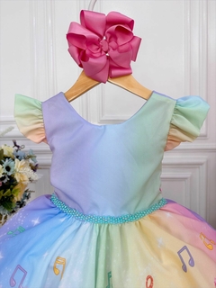 Vestido Infantil Princesa Festa da Barbie Colorido - comprar online