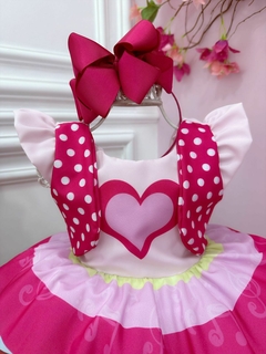 Vestido Infantil Rosa Maria Clara e JP Luxo - comprar online