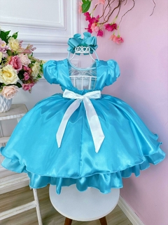 Vestido Infantil Tema Alice no País das Maravilhas na internet