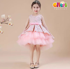 Vestido Infantil Importado de Luxo para Festa Bordado Rose na internet