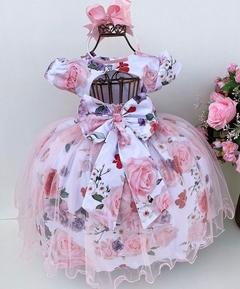 Vestido Infantil de Festa Jardim Encantado Floral na internet