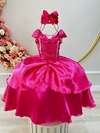 Fantasia Infantil Princesa Aurora Bela Adormecida Barbie Pink