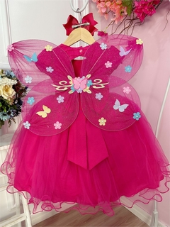 Asa Borboleta Pink Jardim Encantado Fada Super Luxo - comprar online