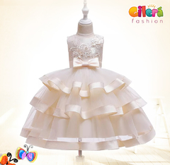 Vestido Infantil Importado de Luxo para Festa Cor Champagne (champanhe) - comprar online