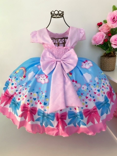 Vestido Infantil Chuva de Bênçãos e Amor Nuvem Luxo na internet