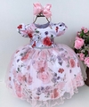 Vestido Infantil de Festa Jardim Encantado Floral