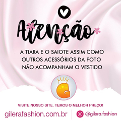 Vestido Infantil Goiaba Neon Strass no Busto Festa Casual - Gilerá Fashion