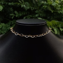 CHOCKER CORAÇÃO VAZADO