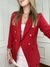 Blazer Balmain Inspired Vermelho