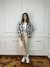 Jaqueta Tweed Londres Branco com Preto - comprar online