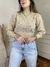 BLUSA TRICOT GAIA NUDE - Inovar Store