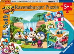 05052 3 Rompecabezas de 49 Piezas Puzzle Ravensburger Top Wing